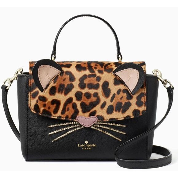 Kate Spade Run Wild Leopard Crossbody - Picture 1 of 14